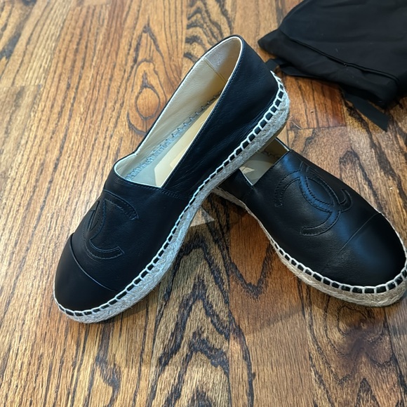 CHANEL Black Espadrilles - Picture 4 of 6